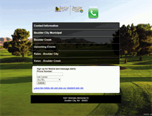 Tablet Screenshot of bouldercreekgc.com